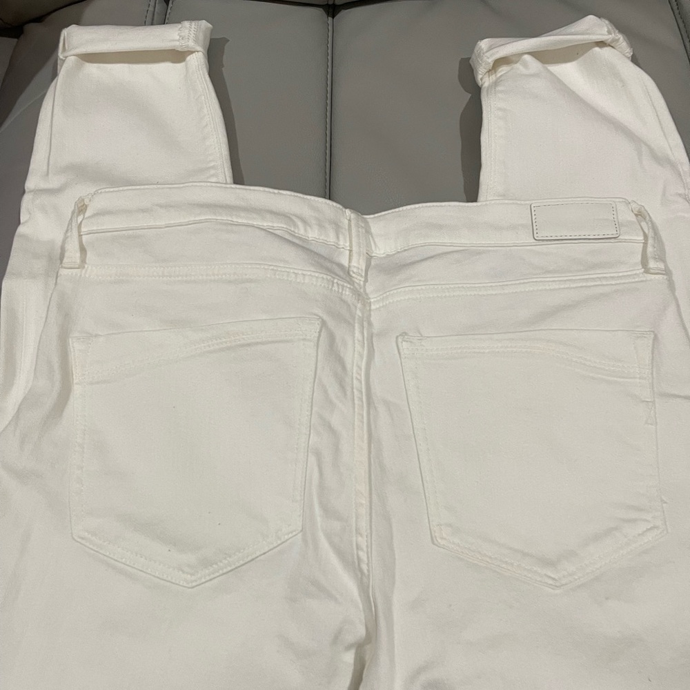EXPRESS- Winter White Denim Legging Mid Rise (NWOT) Size - 10 R - Picture 8 of 8